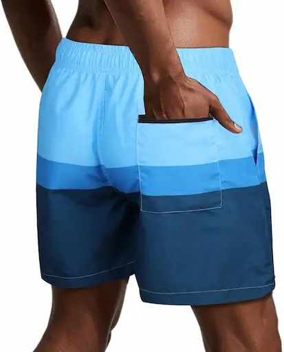 bañador multicolor azul